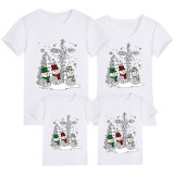 Family Matching Christmas Tops Exclusive Design Crosses Snowmies Family Christmas T-shirt