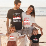 Family Matching Christmas Tops Exclusive Design Hanging with My Gnomies Family Christmas T-shirt