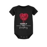 Family Matching Pajamas Exclusive Design Family Over Everthing Tree Black Pajamas Set