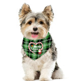 Christmas Design Pet Scarf Love Christmas Santa Dog Cloth