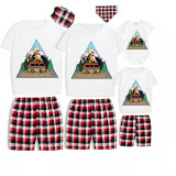 Family Matching Pajamas Exclusive Design Explore More Bus White Short Pajamas Set