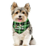 Christmas Design Pet Scarf First Christmas Dog Cloth