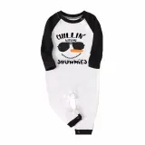 Christmas Matching Family Pajamas Chillin with My Snowmies Plaids Pants Pajamas Set
