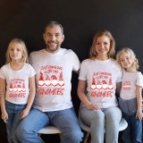 Family Matching Christmas Tops Exclusive Design Hanging with My Gnomies Family Christmas T-shirt