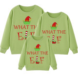 Family Matching Christmas Tops Exclusive Design What The Elf Family Christmas Sweatshirt