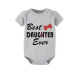 Family Matching Pajamas Exclusive Design Best One Ever Gray Short Long Pajamas Set