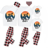 Family Matching Pajamas Exclusive Design Explore More Climbing White Short Long Pajamas Set