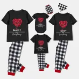 Family Matching Pajamas Exclusive Design Family Over Everthing Tree Black Pajamas Set
