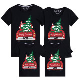Family Matching Christmas Tops Exclusive Design Christmas Tree Truck Family Christmas T-shirt
