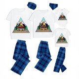 Family Matching Pajamas Exclusive Design Explore More Bus Blue Plaid Pants Pajamas Set