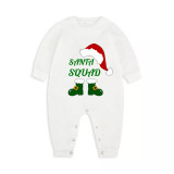 Christmas Matching Family Pajamas Bearded Santa Claus Green Plaids Pajamas Set