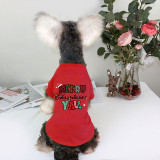 Christmas Design Merry Christmas Y'all Dog Cloth with Scarf