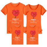 Family Matching Clothing Top Parent-kids Family Over Everthing Tree Family T-shirts