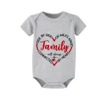Family Matching Pajamas Exclusive Design Side By Side Or Miles Apart Family Will Always Be Connected By Heart Gray Short Long Pajamas Set
