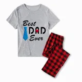 Family Matching Pajamas Exclusive Design Best One Ever Gray Short Long Pajamas Set