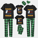 Family Matching Pajamas Exclusive Design Penguins Can't Fly I Can't Fly Therefore I Am A Penguin Black Pajamas Set