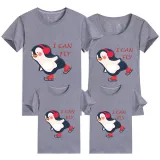 Family Matching Clothing Top Parent-kids I Can Fly Family T-shirts