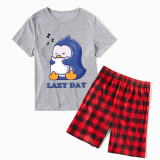 Family Matching Pajamas Exclusive Design Lazy Day White Short Pajamas Set