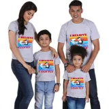 Family Matching Clothing Top Parent-kids I Believe I Can Fly Family T-shirts