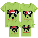 Family Matching Christmas Tops Exclusive Design Merry Christmas Mouse Family Christmas T-shirt