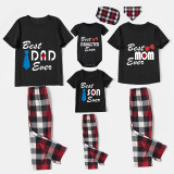 Family Matching Pajamas Exclusive Design Best One Ever Black Pajamas Set