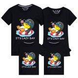 Family Matching Clothing Top Parent-kids It's Lazy Day Family T-shirts