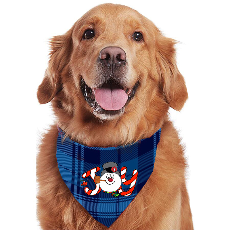 Christmas Design Pet Scarf Christmas JOY Dog Cloth