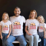 Family Matching Clothing Top Parent-kids I'm Not Lazy I'm Just On Power Saving Mode Family T-shirts