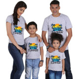 Family Matching Clothing Top Parent-kids Lazy Days Of Summer Family T-shirts
