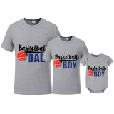 Father's Day Matching Clothing Top Father-kids Basketball Dad Boy Family T-shirts