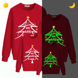 Family Matching Christmas Tops Exclusive Design Luminous Family Christmas Sweatshirt