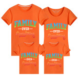 Family Matching Clothing Top Parent-kids Family Over Everthing Family T-shirts