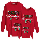 Family Matching Christmas Tops Exclusive Design Merry Christmas Y'all Family Christmas Sweatshirt