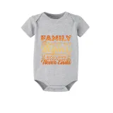 Family Matching Pajamas Exclusive Design Family Where Life Begins And Love Never Ends Gray Short Long Pajamas Set