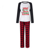 Christmas Matching Family Pajamas Jesus Is The Reason For The Season Red Black Plaids Pajamas Set