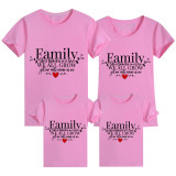 Family Matching Clothing Top Parent-kids Family Like Brarches Or A Tree We All Grow Yet Our Roots Remain As One Family T-shirts