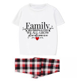 Family Matching Pajamas Exclusive Design Family Like Brarches Or A Tree We All Grow Yet Our Roots Remain As One White Short Long Pajamas Set