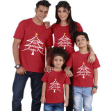 Family Matching Christmas Tops Exclusive Design Luminous We are Family Christmas Tree Family Christmas T-shirt