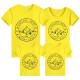 Family Matching Clothing Top Parent-kids Explore More Worry Less Family T-shirts