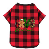 Christmas Design Love Gingerbread Christmas Dog Cloth with Scarf