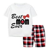 Family Matching Pajamas Exclusive Design Best One Ever White Short Pajamas Set