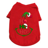 Christmas Design HO HO HO Monster Christmas Dog Cloth with Scarf