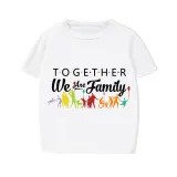 Family Matching Pajamas Exclusive Design Together We Are Family White Short Pajamas Set