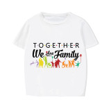 Family Matching Pajamas Exclusive Design Together We Are Family White Short Pajamas Set
