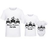 Father's Day Matching Clothing Top Father-kids Partners For Life Family T-shirts