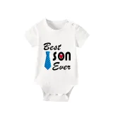 Family Matching Pajamas Exclusive Design Best One Ever White Short Long Pajamas Set