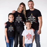 Family Matching Christmas Tops Exclusive Design Christmas Tree We Are Family Family Christmas T-shirt