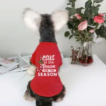 Christmas Design Jesues is The Reason Christmas Dog Cloth with Scarf