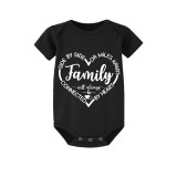 Family Matching Pajamas Exclusive Design Side By Side Or Miles Apart Family Will Always Be Connected By Heart Black Pajamas Set