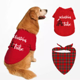 Christmas Design Christmas with Tube Dog Cloth with Scarf